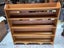 Vintage Solid NZ Kauri Open Bookshelf or Display Shelf Carousel 9