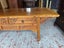 A Quality Vintage Chinese Solid Elm Coffee table Carousel 16