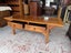 A Quality Vintage Chinese Solid Elm Coffee table Carousel 11
