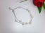 Natural White Freshwater Pearl Sterling Silver Bracelet - #PLB1 Carousel 2