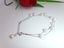 Natural White Freshwater Pearl Sterling Silver Bracelet - #PLB1 Carousel 3