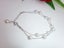 Natural White Freshwater Pearl Sterling Silver Bracelet - #PLB1 Carousel 4