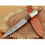 13" Superb Damascus Steel Blade Bowie Knife Hand Made With Brass Guard RRP 500$ Carousel 6