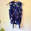 Banana Republic Size XS Blue Sheer Sleeveless Blouse Carousel 1