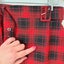 H&M Divided Size 8 Red & Black Plaid Skirt Carousel 3