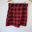 H&M Divided Size 8 Red & Black Plaid Skirt Carousel 4