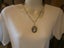 VTG STG.SILVER.FANCY LINK CHAIN WITH ANTQ ORNATE PENDANT Carousel 4