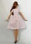 Handmade Barbie Clothes: White and Black Dot Tea Dress Carousel 6