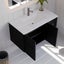 Winterfell 900mm Solid Wood Wall-Hung Vanity – Hampton Collection – Matte Black Carousel 5