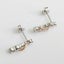 Rose and White Gold Crystal Earrings "Cleo" Carousel 3
