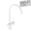 PAN WALL MOUNTED KTICHEN MIXER MATT WHITE Carousel 1