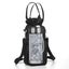 Elosung Black Insulated Tumbler Carrier Bag Crossbody Water Bottle Holder With P Carousel 7