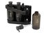 Shampoo & Body Wash Dispensers - 3 Pump Bottle Set - Wall Mounted Holder Carousel 2