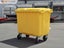 Simpro Yellow Wheelie Bin 4-Wheel Industrial Container Carousel 1