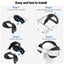 Adjustable Vr Head Strap For Comfort Gray / White Carousel 8