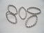 Silver Fancy Twisted Oval Jump Rings x 50 SPECIAL PRICE Carousel 1