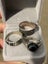 $1 reserve// 3pcs Vintage Solid Sterling Silver Rings Carousel 1
