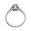 Antique Art Deco Platinum 0.73ctw Old European Diamond Solitaire Engagement Ring Carousel 4
