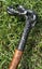 Vintage bronze mongoose & snake handled walking stick Carousel 3