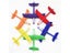 48cm LED DIY Kids Toys Hand Throw Flying Glider Planes Foam Aeroplane Model Carousel 2