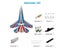 Su27mini Rc Beginner Training Plane 56cm Small Model Airplane KIT Remote Carousel 1