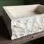 $1 RESERVE MARBLE BASIN NATURAL RAW FINISH 'RARE 370mm x 260mm x 110mm WAS $850 Carousel 4