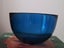 +++ VINTAGE SCANDI " ORREFORS -SWEDEN " BLUE GLASS BOWL +++ Carousel 6