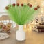 12 Piece Pack of Green Pampas Grass Curly Christmas Trees Branch Decoration Carousel 5