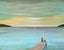 EVENING AT THE JETTY. Original painting by Nick Fedaeff Carousel 1