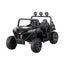 Kids Ride On Car Electric Toys Cars Headlight Music Remote Control Black Carousel 3