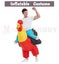 Inflatable Fancy Dress costume Rooster Carousel 1