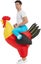 Inflatable Fancy Dress costume Rooster Carousel 4