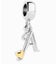 Sterling Silver Letter "A" Charm - Fit's Pandora Bracelet Carousel 1