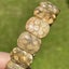 Genuine natural coral jade / agate fossil gemstone stretchy bracelet $1 reserve Carousel 2