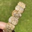 Genuine natural coral jade / agate fossil gemstone stretchy bracelet $1 reserve Carousel 3