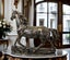 STUNNING BRONZE HORSE STATUE MADE FROM EPOXY RESIN ~AFTERPAY AVAILABLE Carousel 5