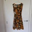 Princess highway blue & orange floral 100% linen dress size 8, new condition Carousel 1