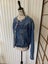 “THE ITALIAN CLOSET” COTTON DENIM JACKET, BLUE STONES & SILVER DETAIL, Sz L Carousel 6