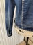 “THE ITALIAN CLOSET” COTTON DENIM JACKET, BLUE STONES & SILVER DETAIL, Sz L Carousel 11