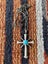 Vintage Navajo Sterling Silver Cross Turquoise Pendant Necklace Carousel 1