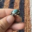 Vintage Navajo Sterling Silver RaindropsTurquoise Ring Carousel 4