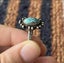 Vintage Navajo Sterling Silver RaindropsTurquoise Ring Carousel 5