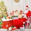 Santa Claus Velvet Christmas Bags 70*100CM Large Santa Gift Bag with Drawstring Carousel 7
