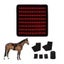 Red Light Therapy Wrap Equine Horse - 120 Bulb - Red 660nm & IR 850nm - 40x40cm Carousel 3