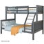 Kingston Slumber Bunk Bed Triple Single Over Double Beds For Kids Solid Pine Con Carousel 1