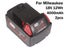 18V 6.0Ah 9.0Ah Replacement Li-ion Battery for Milwaukee M18B 48-11-1820 CHK12N Carousel 13