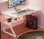 Tabletop Computer Desk with Storage Shelf Carousel 1