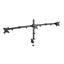 Brateck LDT12-C034N 13"-27" Triple Monitor Economy Desk Mount Bracket. Carousel 3