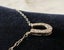 Vintage Solid 14ct Yellow Gold Horseshoe Necklace with Sparkling Stones, 47.5 cm Carousel 6