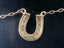 Vintage Solid 14ct Yellow Gold Horseshoe Necklace with Sparkling Stones, 47.5 cm Carousel 10